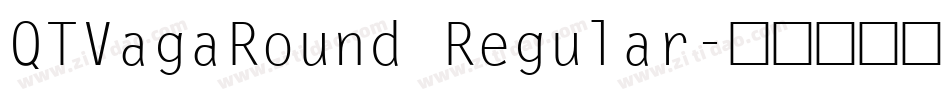 QTVagaRound Regular字体转换